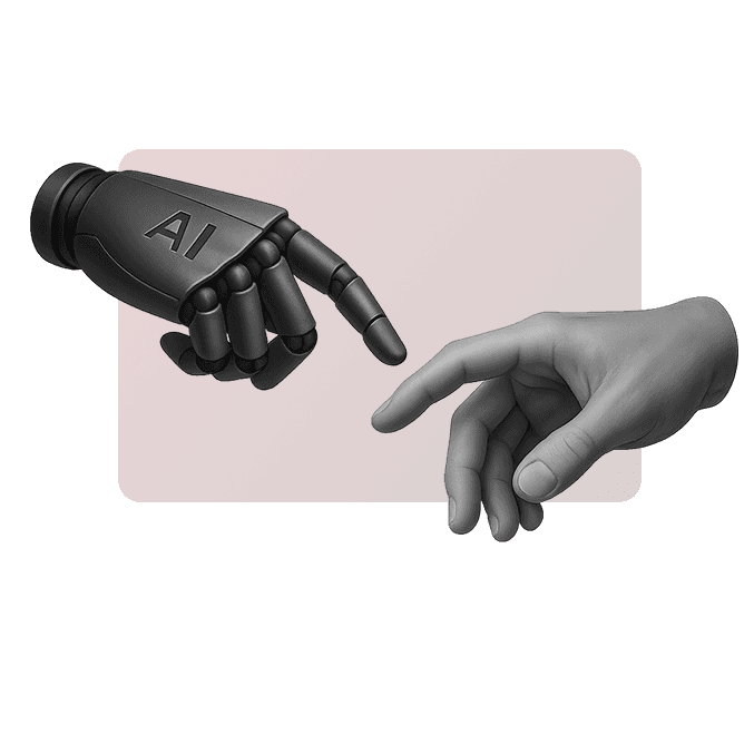 Human-like interaction interface showing personalized engagement