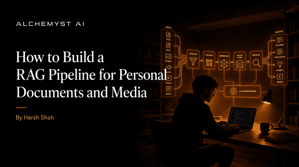 How to Build a RAG Pipeline for Personal Documents and Media