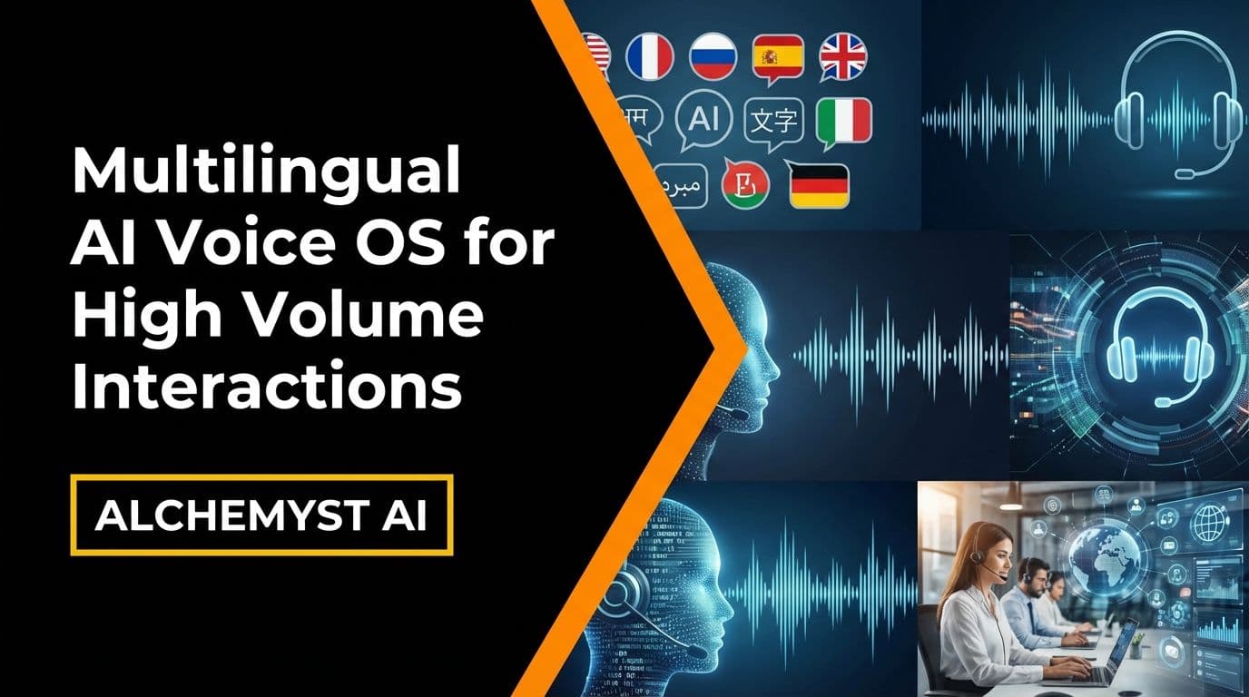 Multilingual AI Voice OS for High Volume Interactions