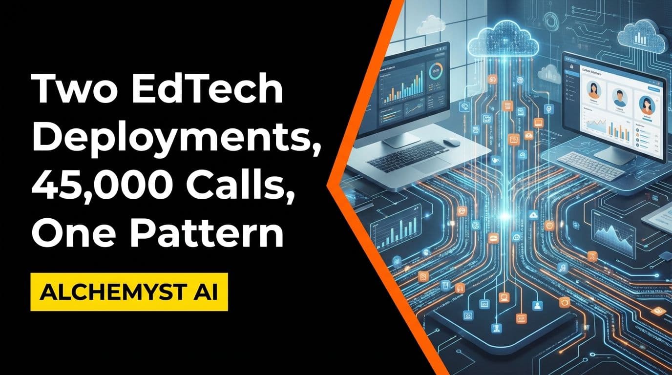 Two EdTech Deployments, 45,000 Calls, One Pattern